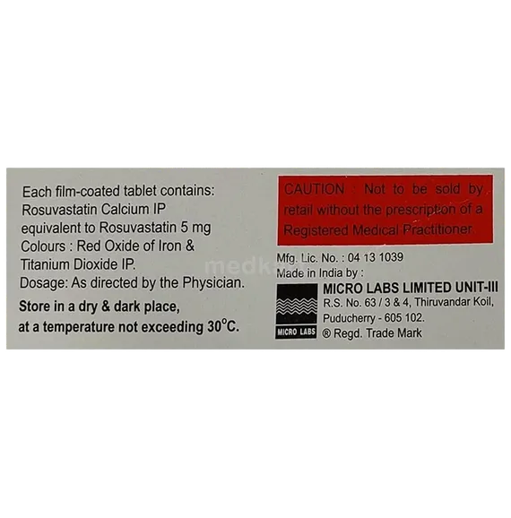 turbovas 5mg tablet 15's